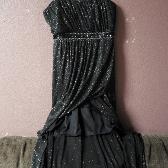 Black glittery party dress - Picture 2 of 4